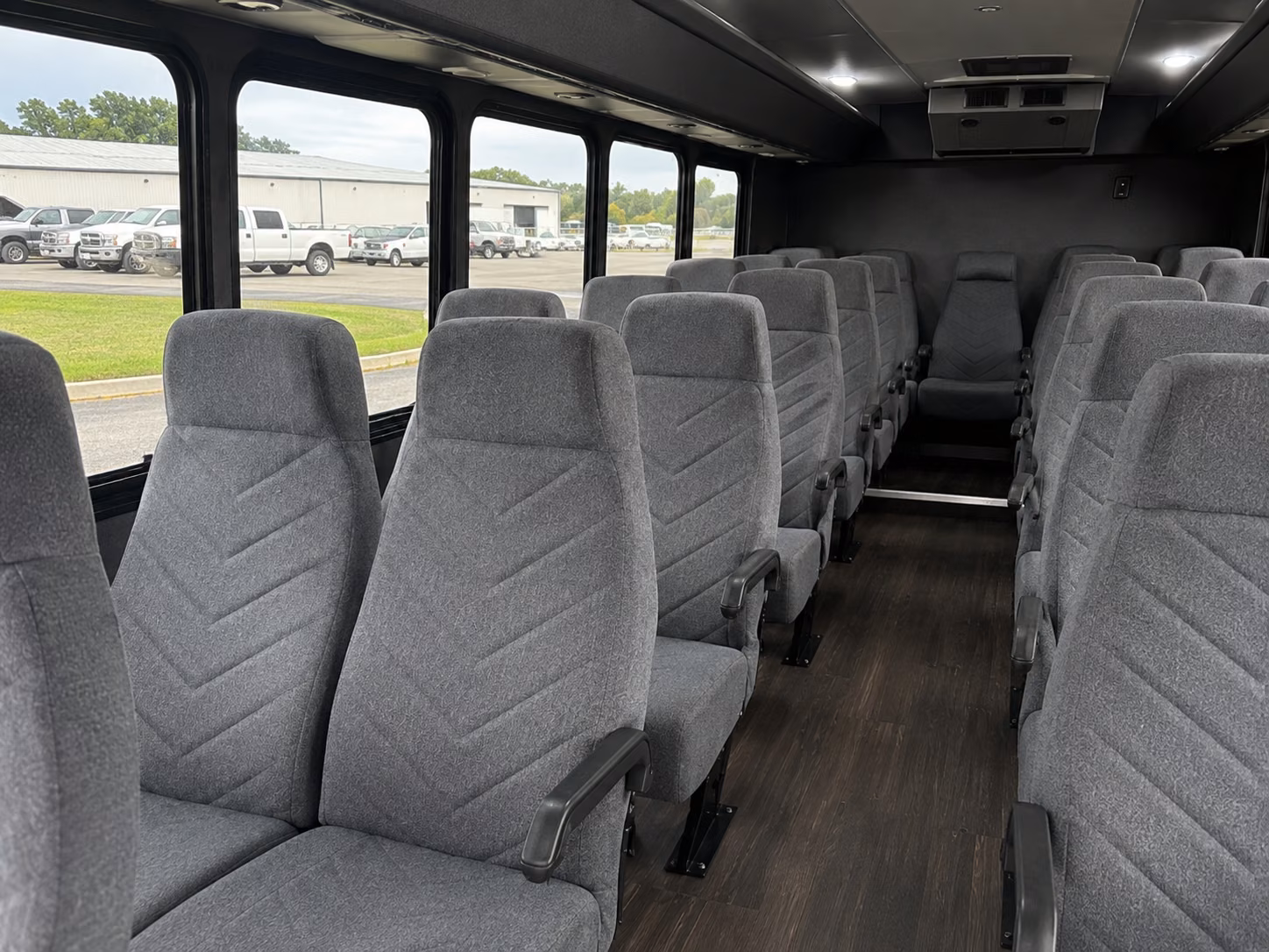 garden grove 20 passenger minibus inside