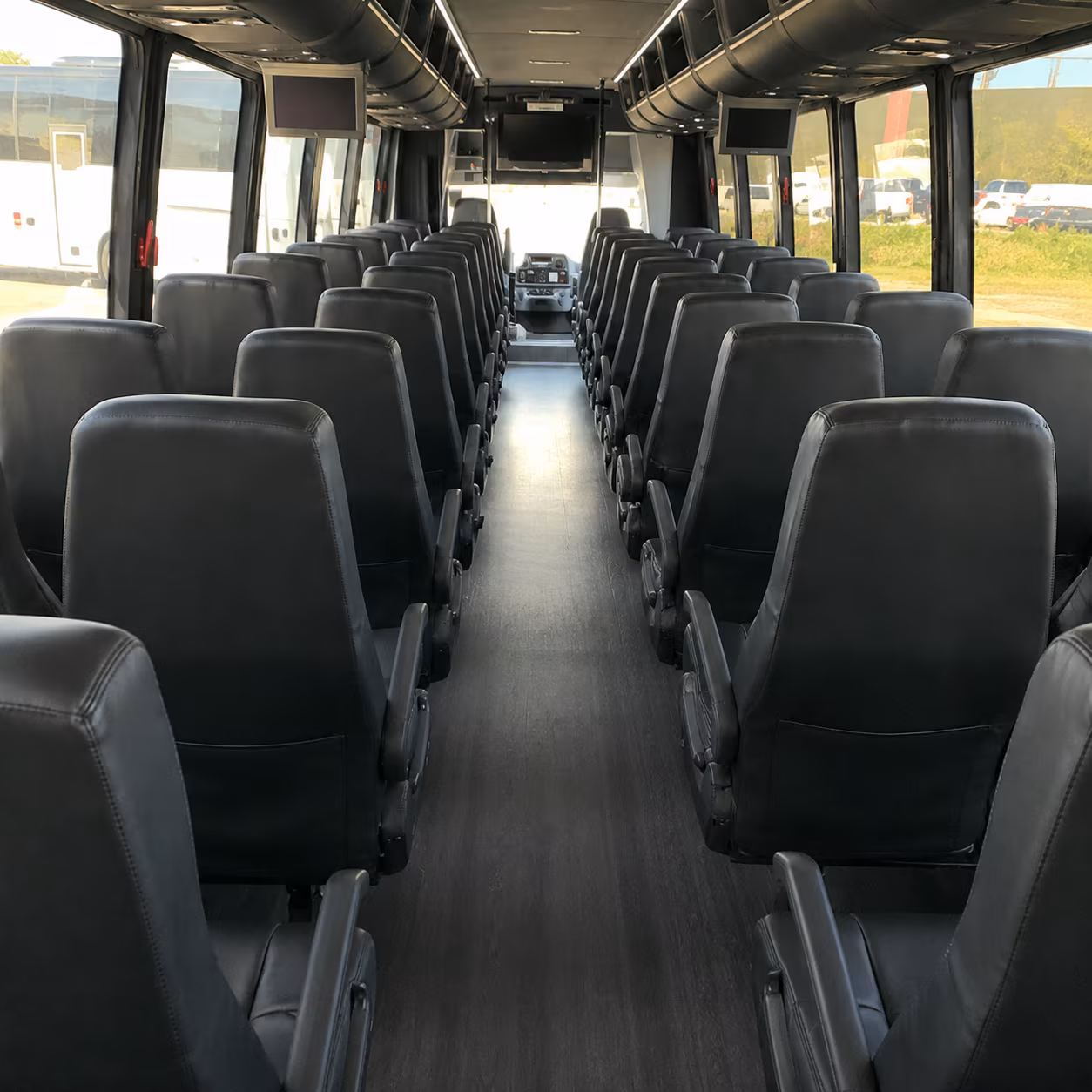 garden grove 30 passenger minibus interior