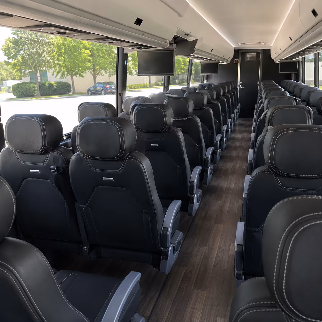 garden grove charter bus inside