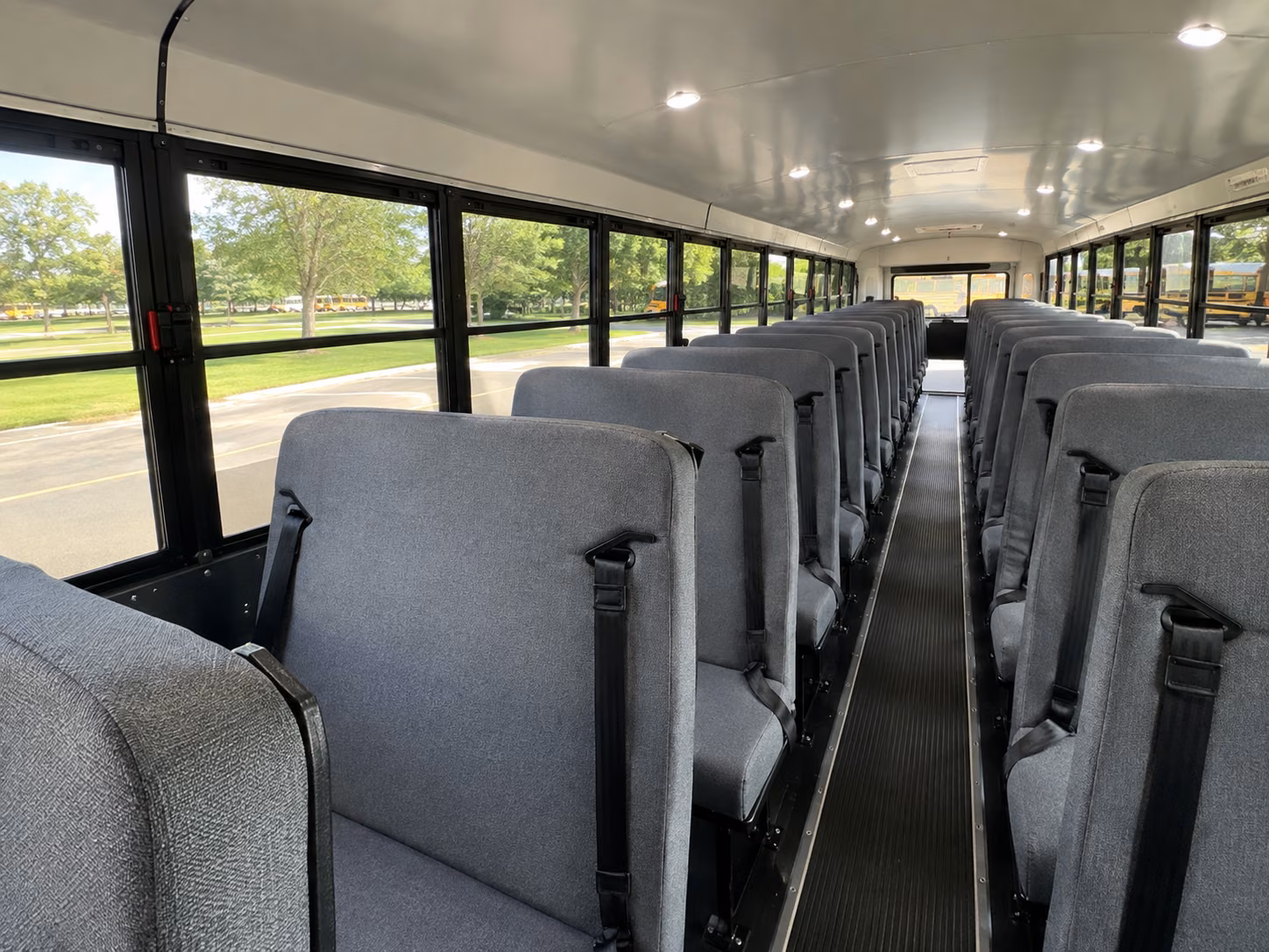 garden grove school bus inside