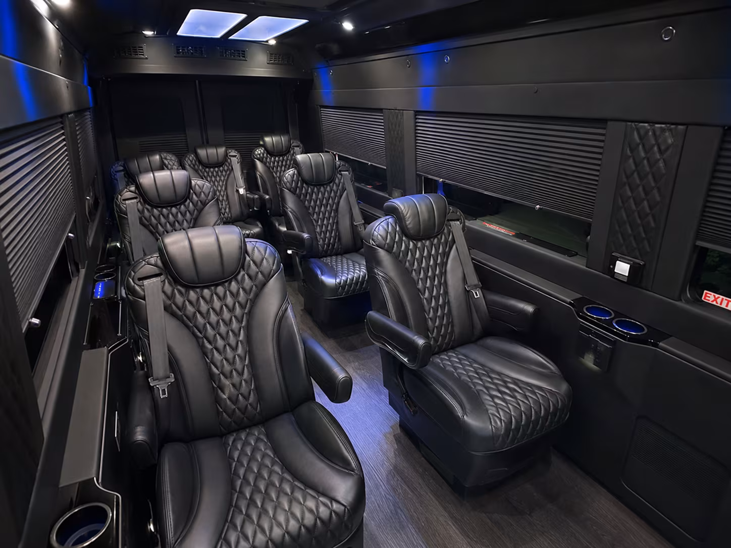 garden grove sprinter van with driver interior