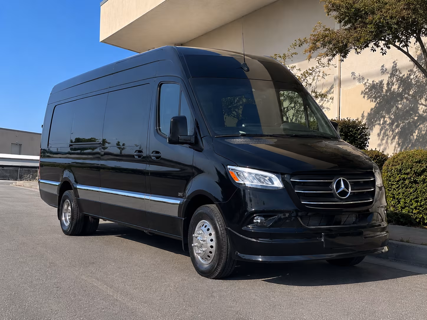 garden grove sprinter van with driver